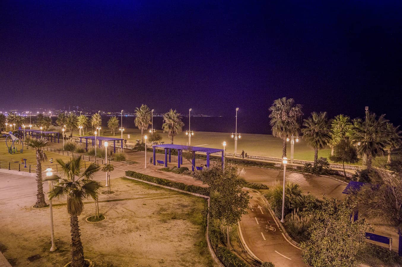Construcción del Paseo Marítimo de Poniente de Málaga