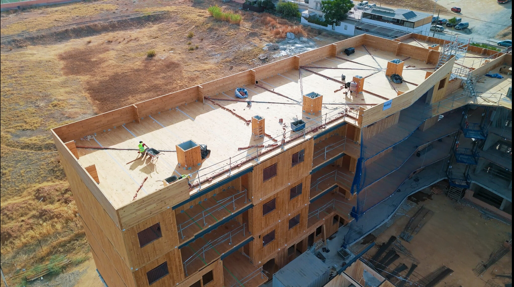 Vista destacada del proyecto residencial de Valdezorras
